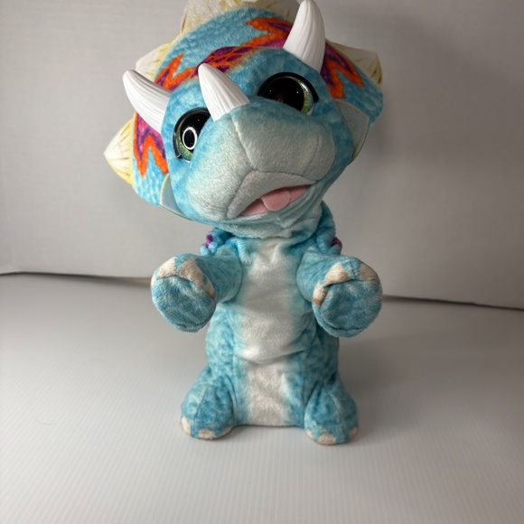 Hasbro FurReal Hoppin Topper Interactive Triceratops Dinosaur Toy WORKS - Picture 7 of 7